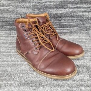 Hari Mari Z79109 Mens Chestnut Leather Porter Chukka Boots Size 11